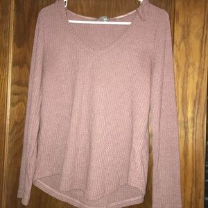 Charlotte Russe pink long sleeve w/ hood